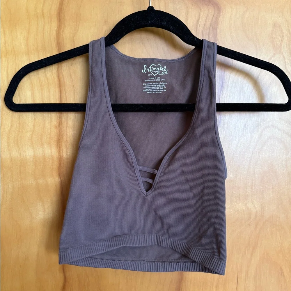 Free People Brown Bralette